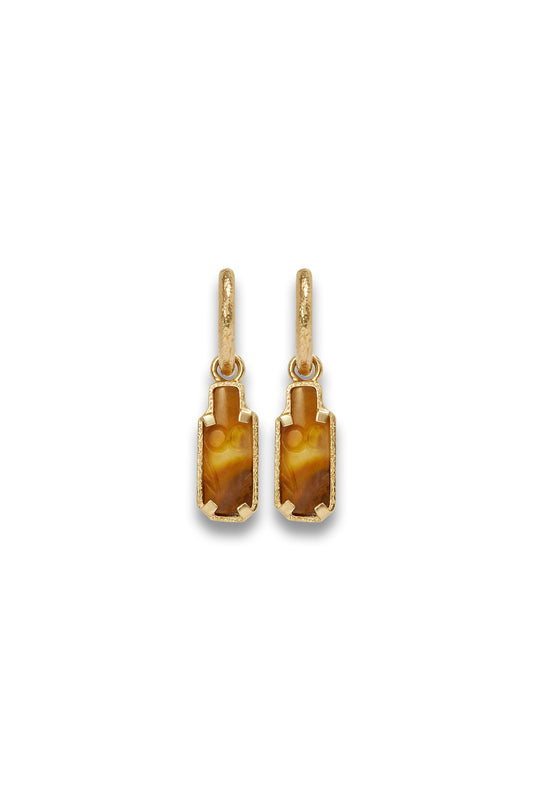 Jasper Afterlife Earrings - 9ct