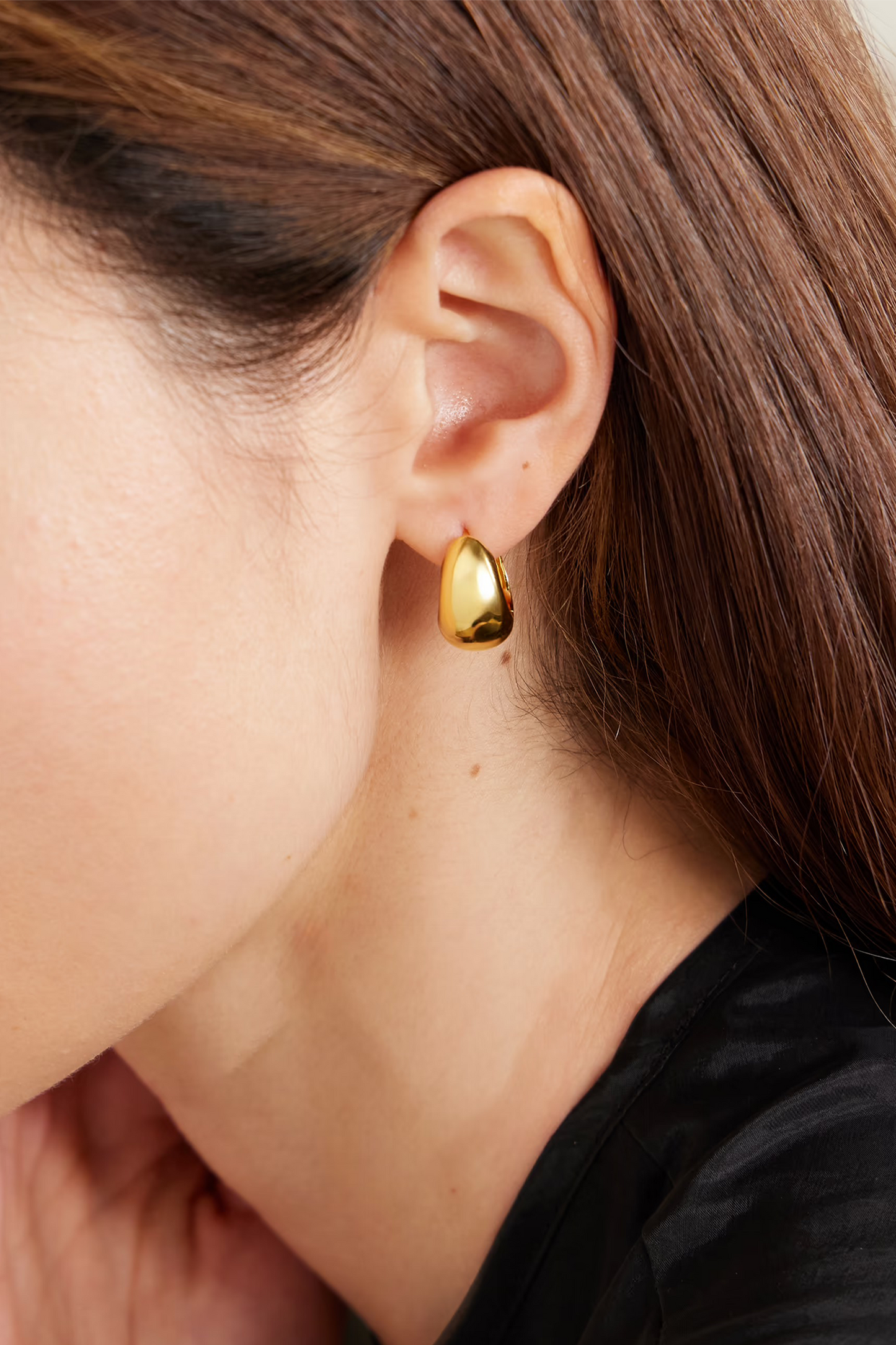 Gold Vermeil Hoop Earrings