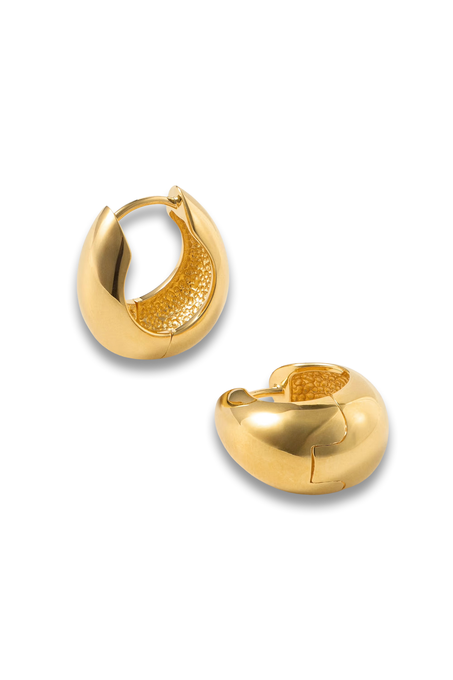 Gold Vermeil Hoop Earrings