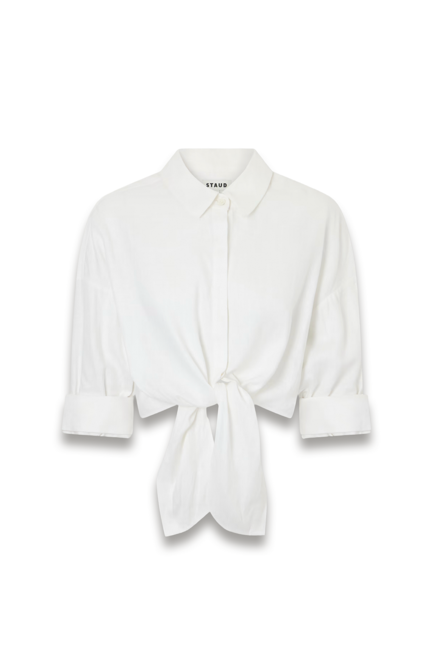 Lisa knotted linen shirt