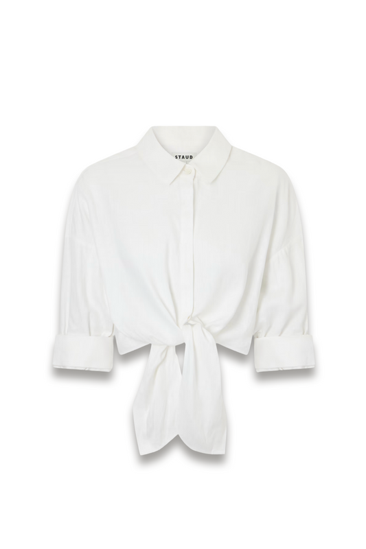 Lisa Knotted Linen Shirt