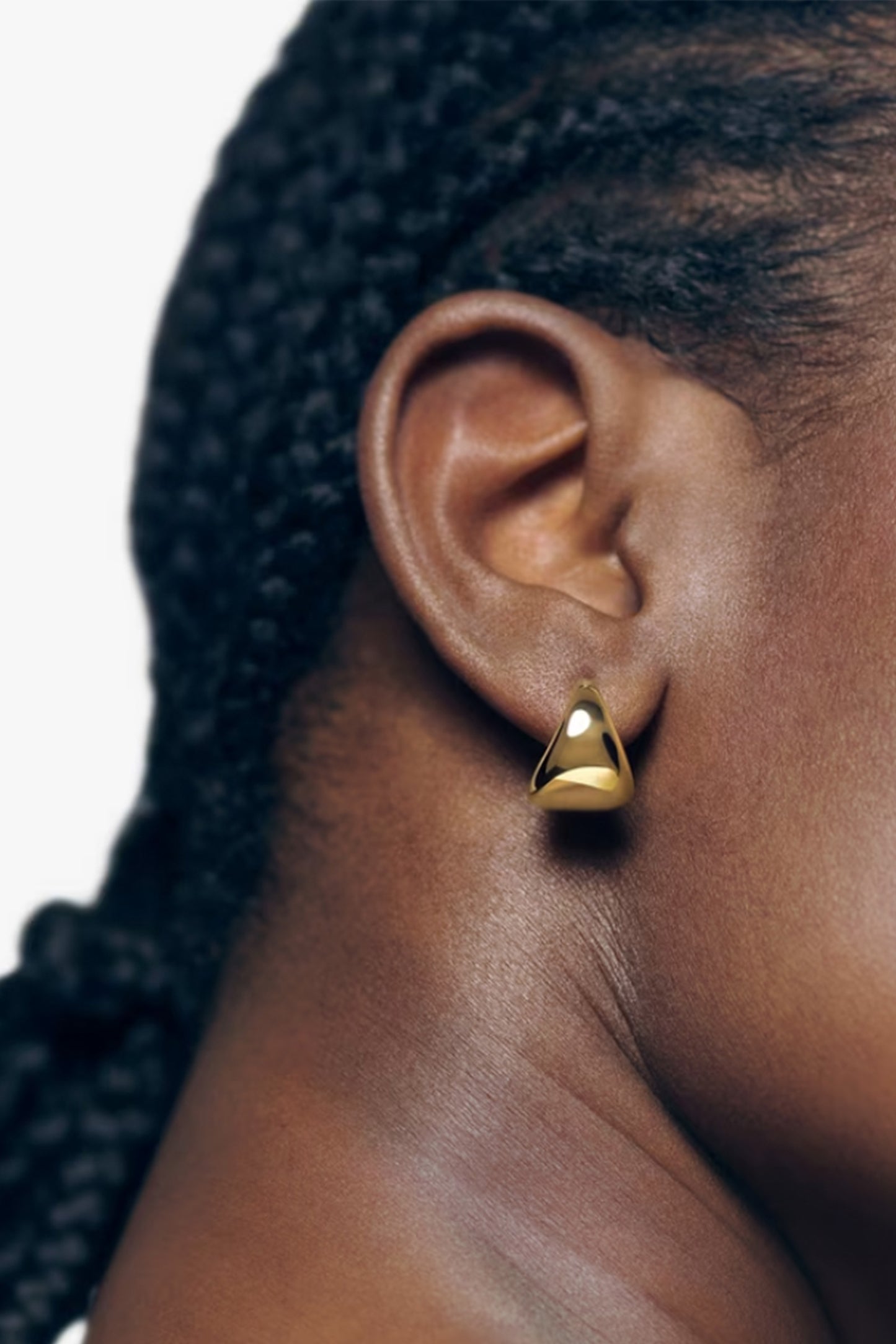 Tapered Small Hoop Earrings