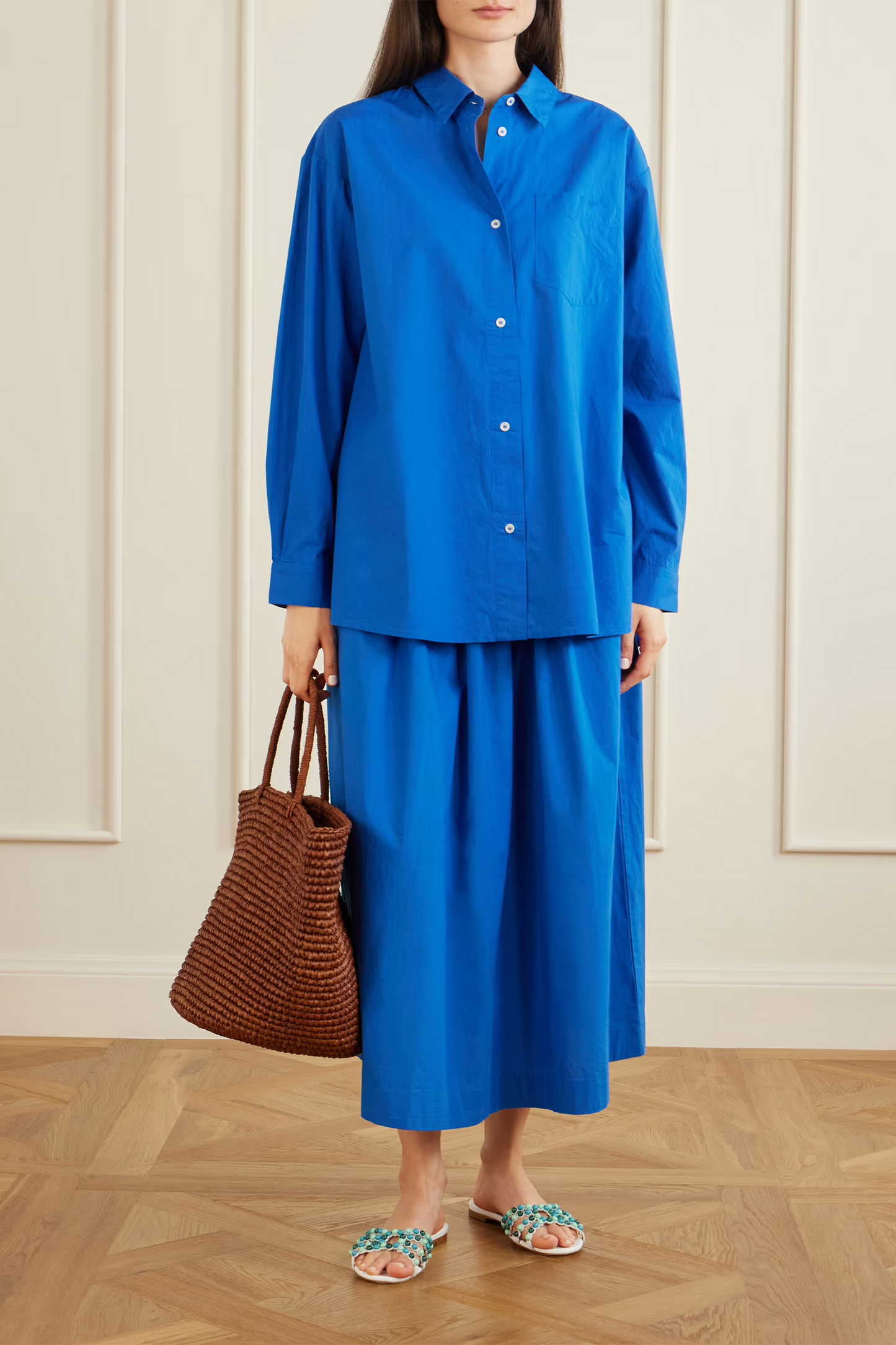 Edgard Organic Cotton-poplin Shirt