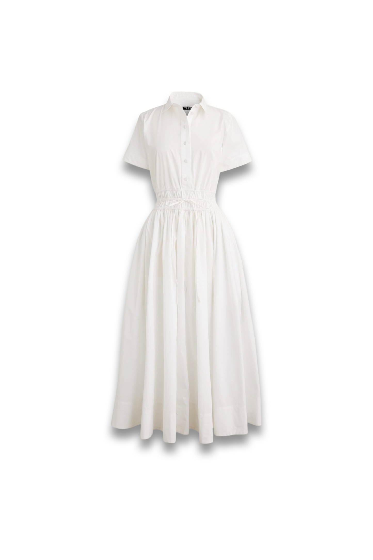 Elena Shirt-Dress in Cotton Poplin