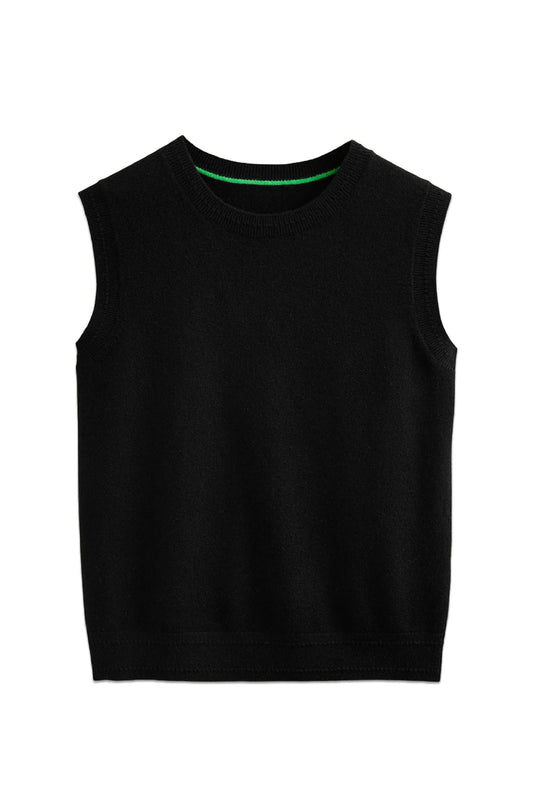 Black Eva Cashmere Tank