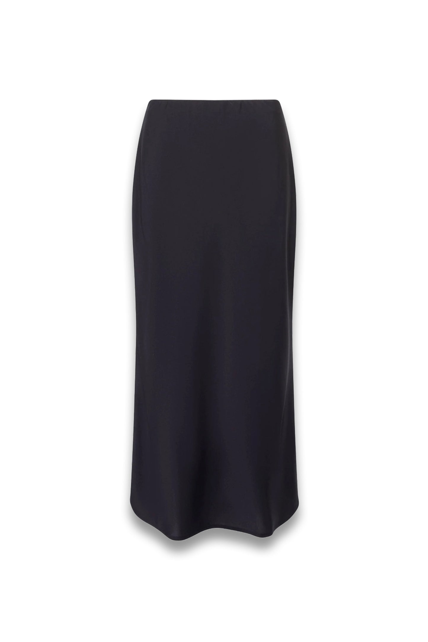Satin Slip Midi Skirt