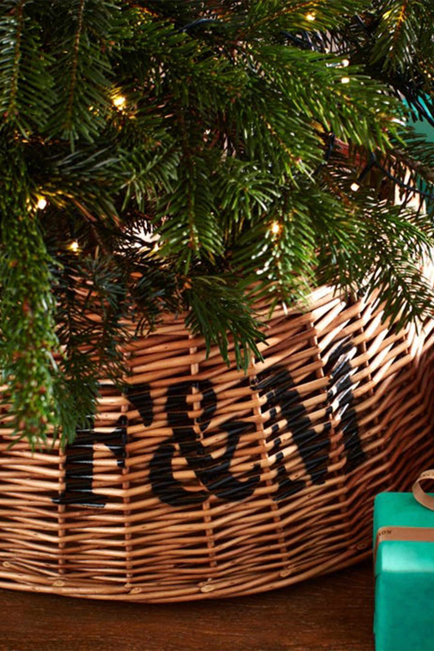Fortnum’s Wicker Christmas Tree Skirt