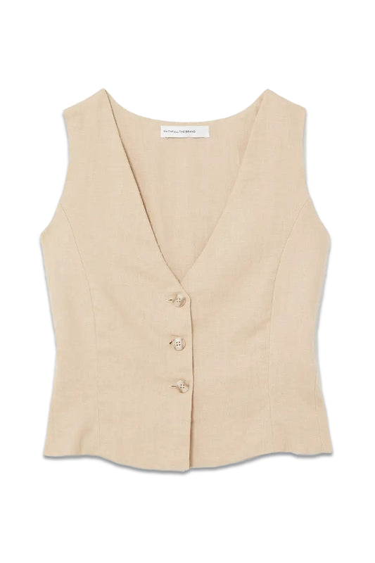 Salome Linen Vest