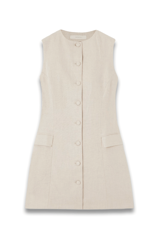 Jane Linen Mini Dress