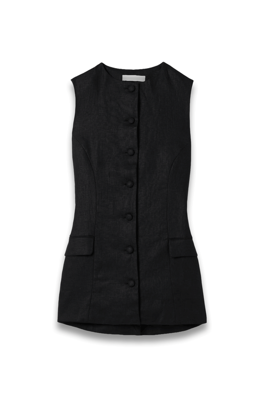 Jane Linen Vest