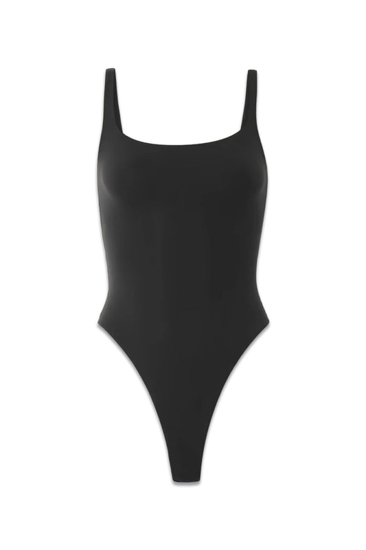 Fits Everybody Square Neck Bodysuit - Onyx