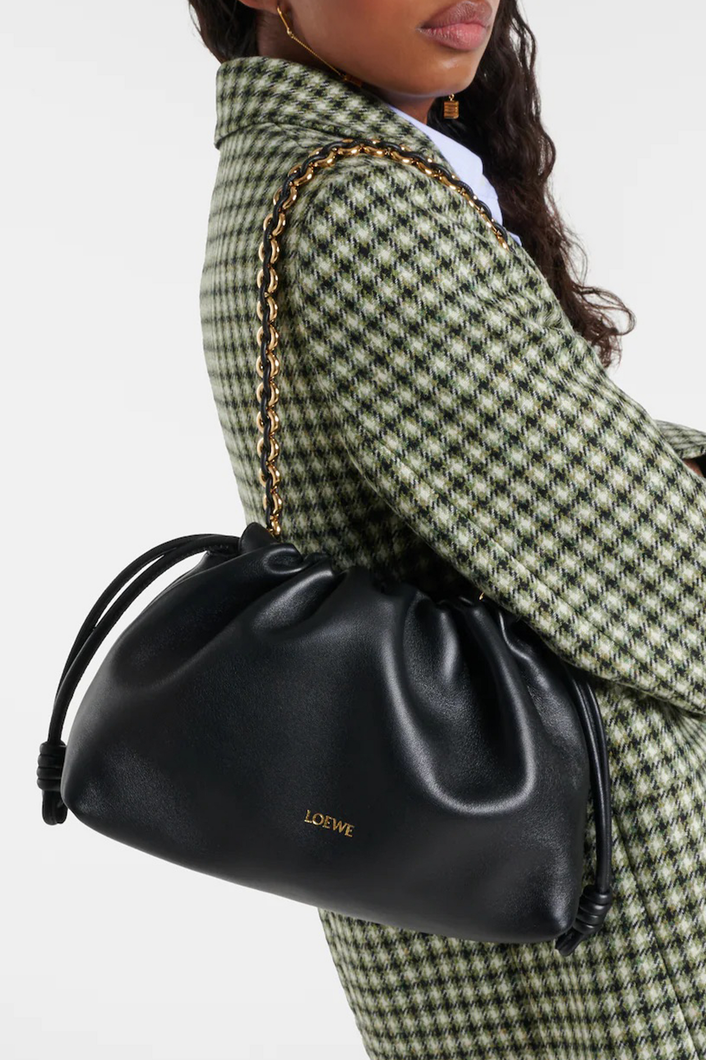 Flamenco Medium Leather Clutch