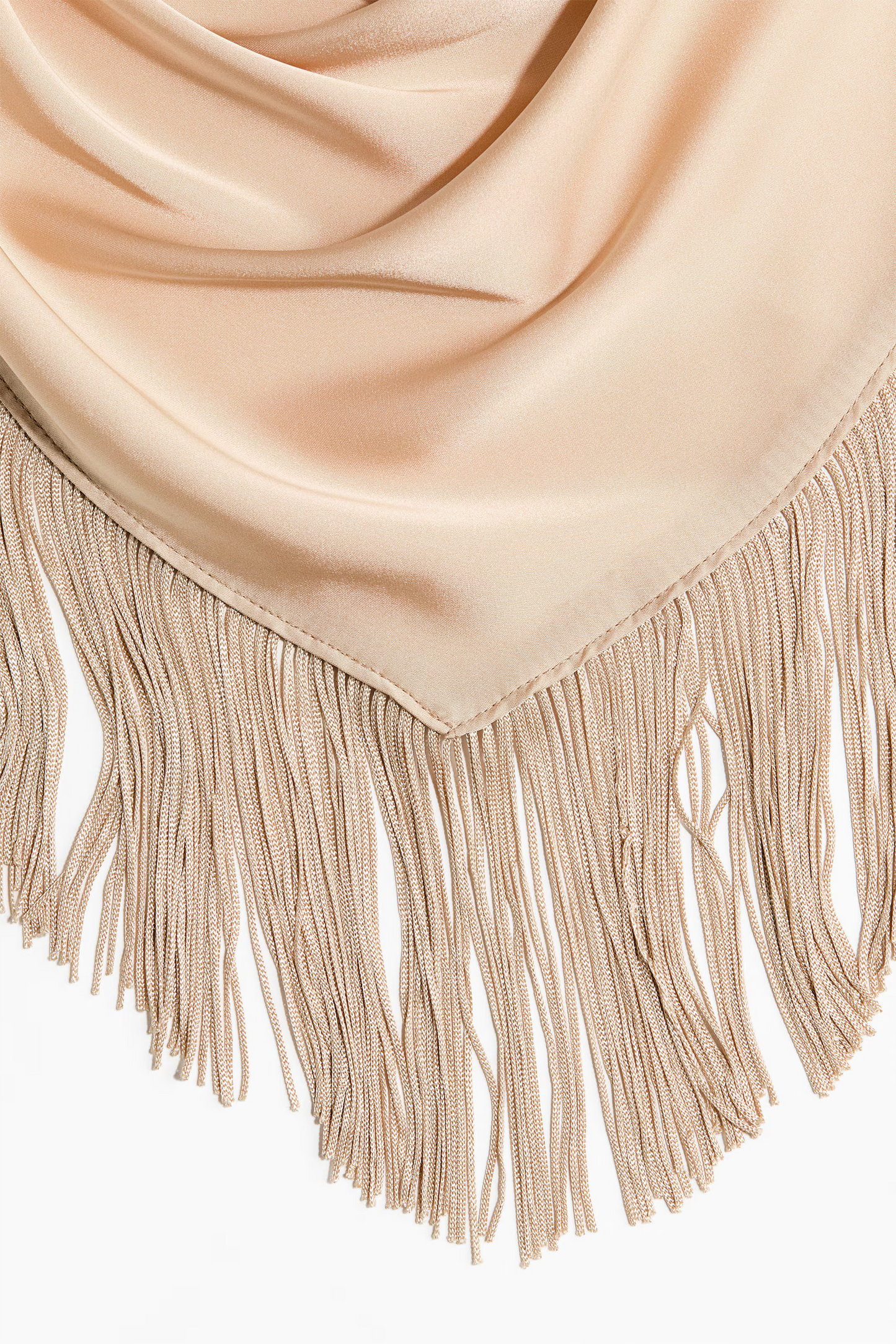 Fringed Triangle Scarf