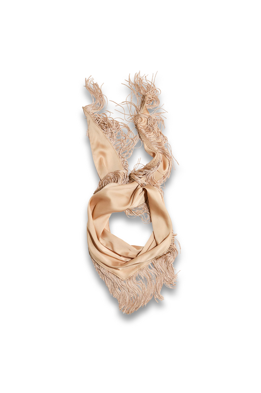 Fringed Triangle Scarf