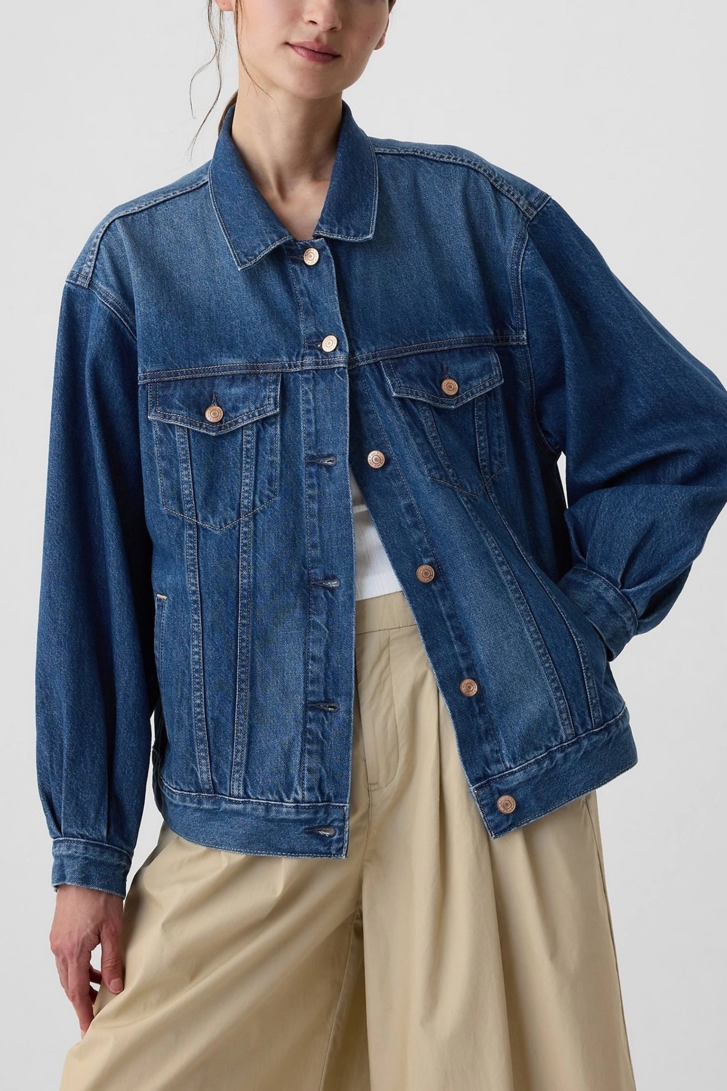 DÔEN Oversized Icon Denim Jacket