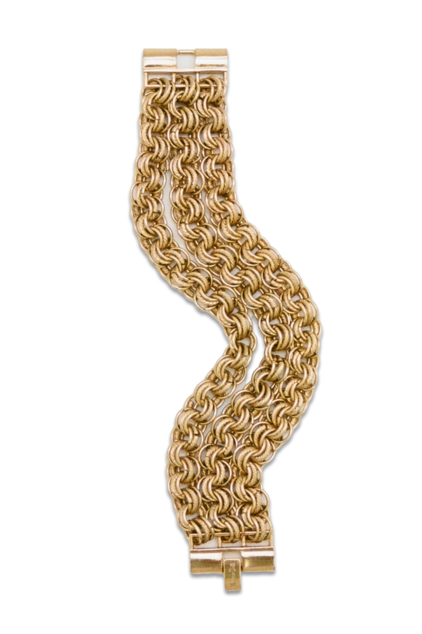 Gold-plated Multi-chain Bracelet