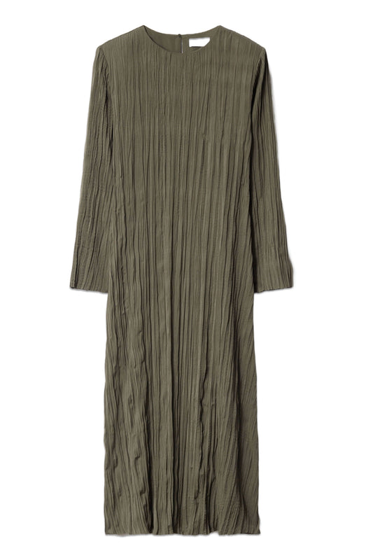 Crinkled Midi Dress