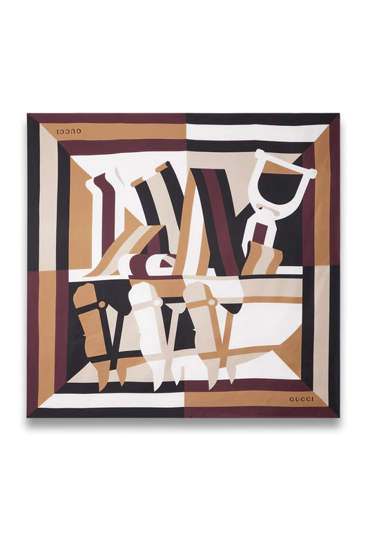 Printed Silk-twill Scarf