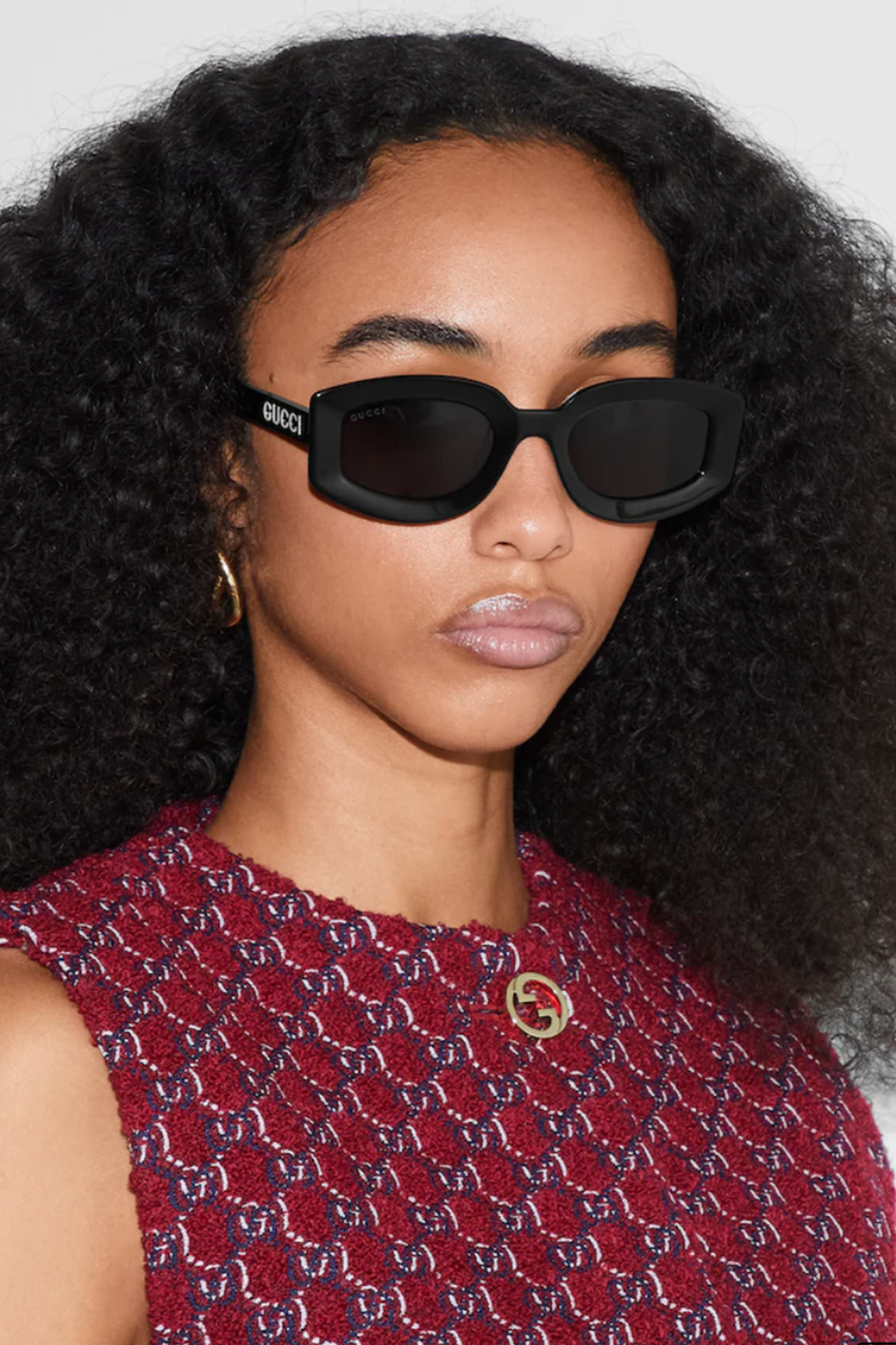 Geometric Frame Sunglasses