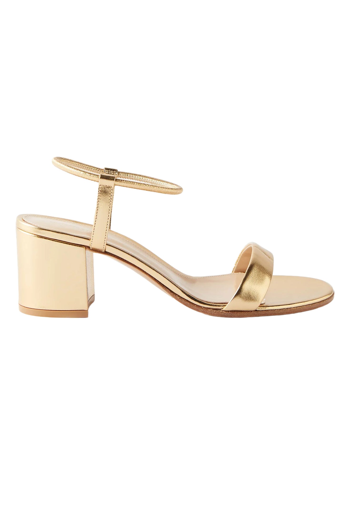 Nadia 60 Metallic-leather Sandals