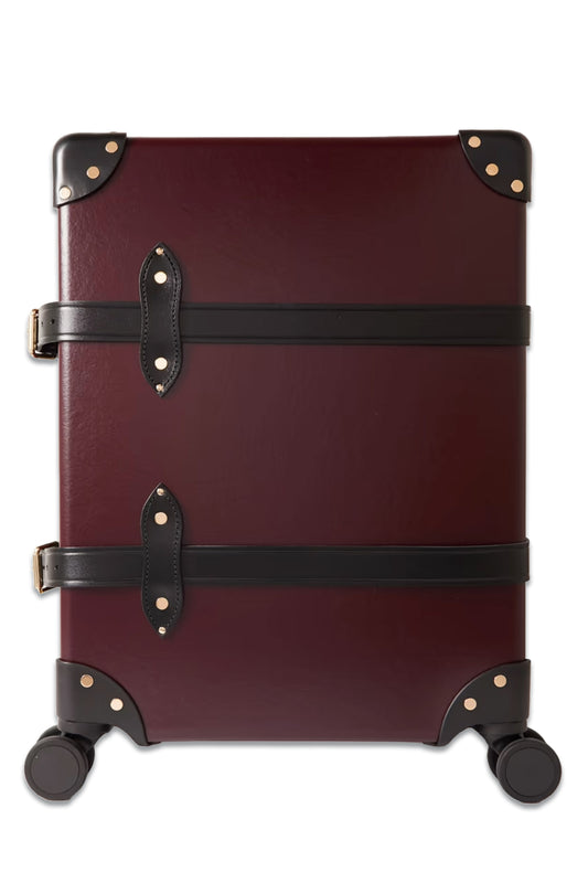 Centenary Carry-on Leather-trimmed Suitcase