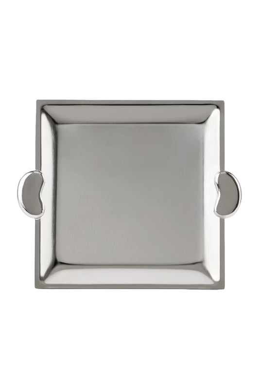 Silver Bean Square Tray