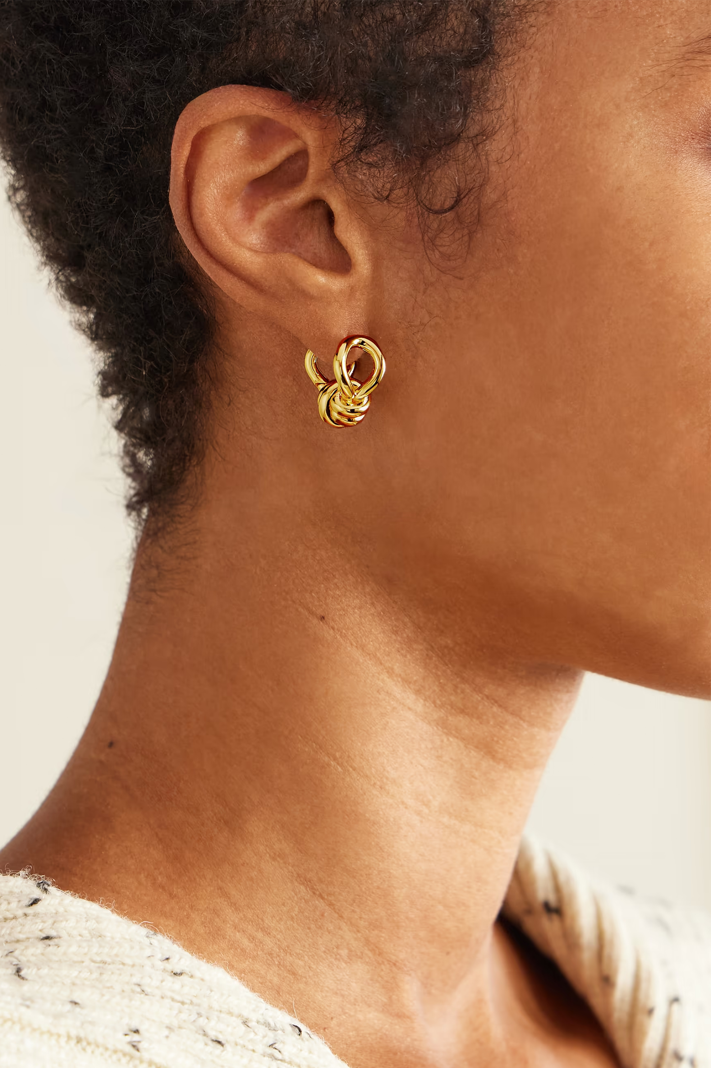 Gold-Plated Silver Earrings