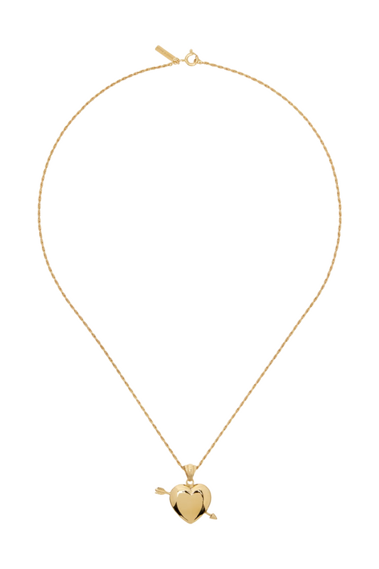 Gold Cupid Necklace