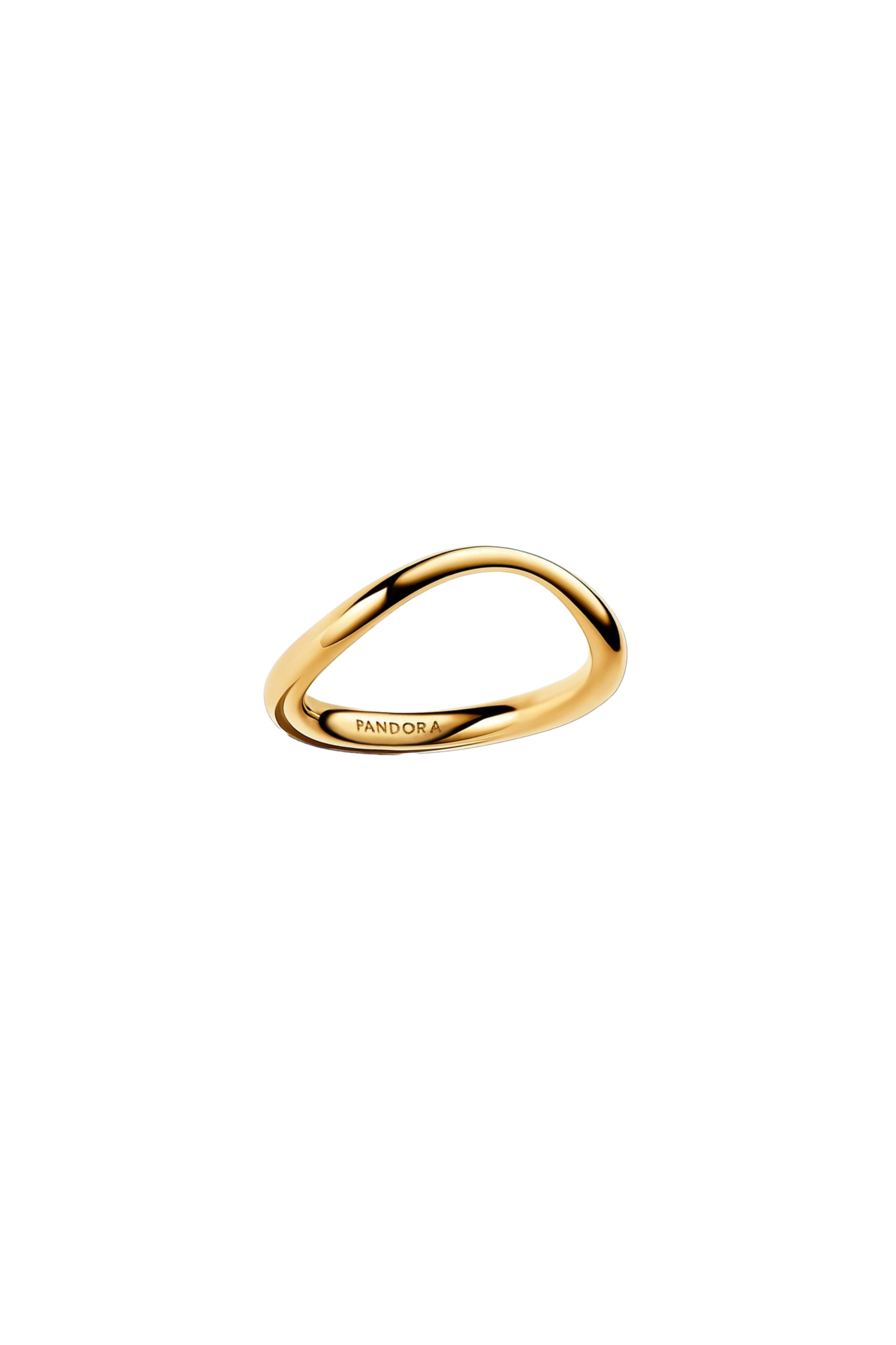 Gold Plated Organically Shaped Band Ring