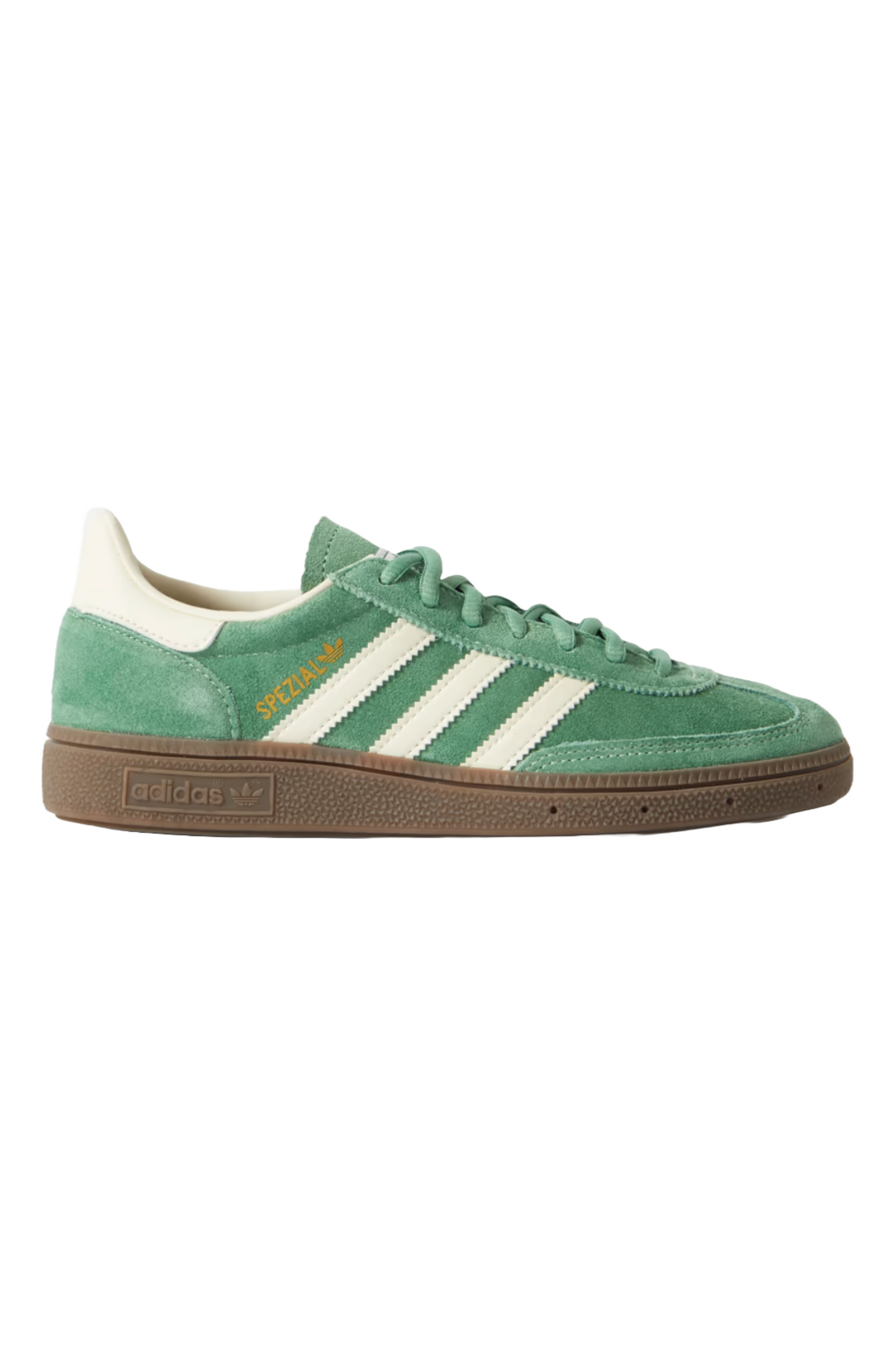 Green Handball Spezial Leather-Trimmed Suede Sneakers