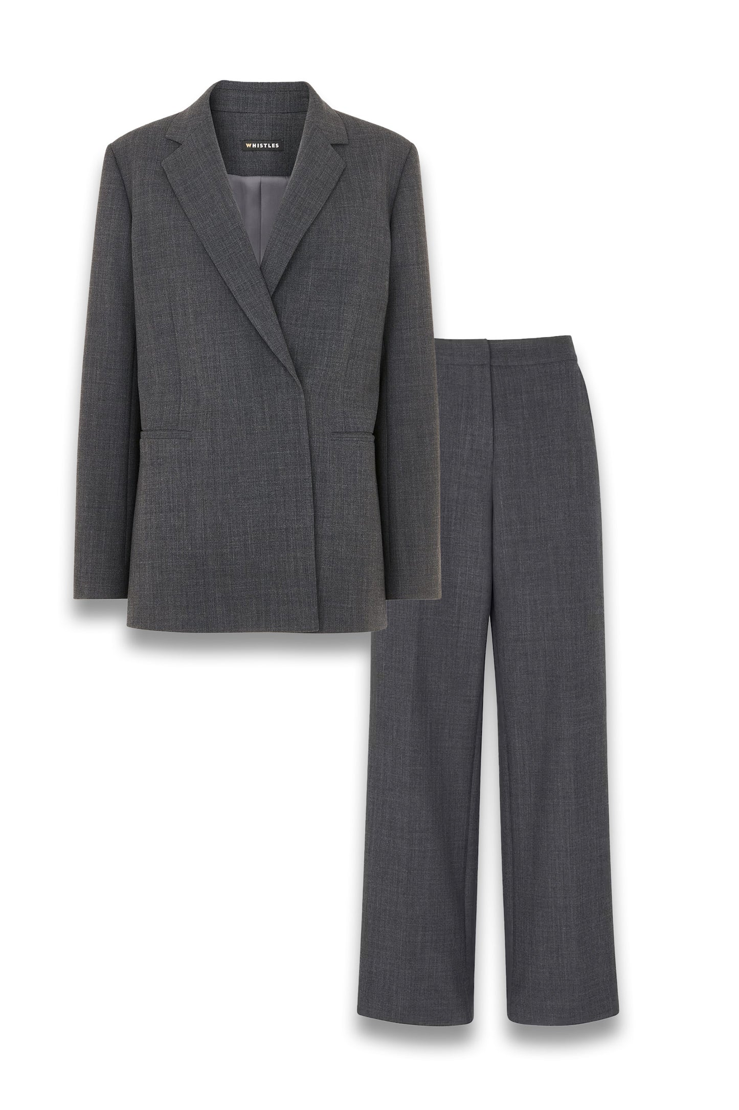 Grey Marl Natalie Wool Blend Blazer and Trouser