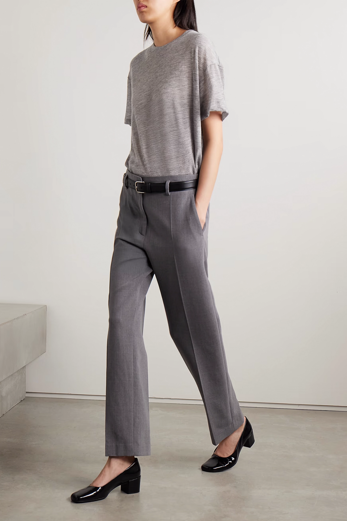 Lila cashmere T-shirt