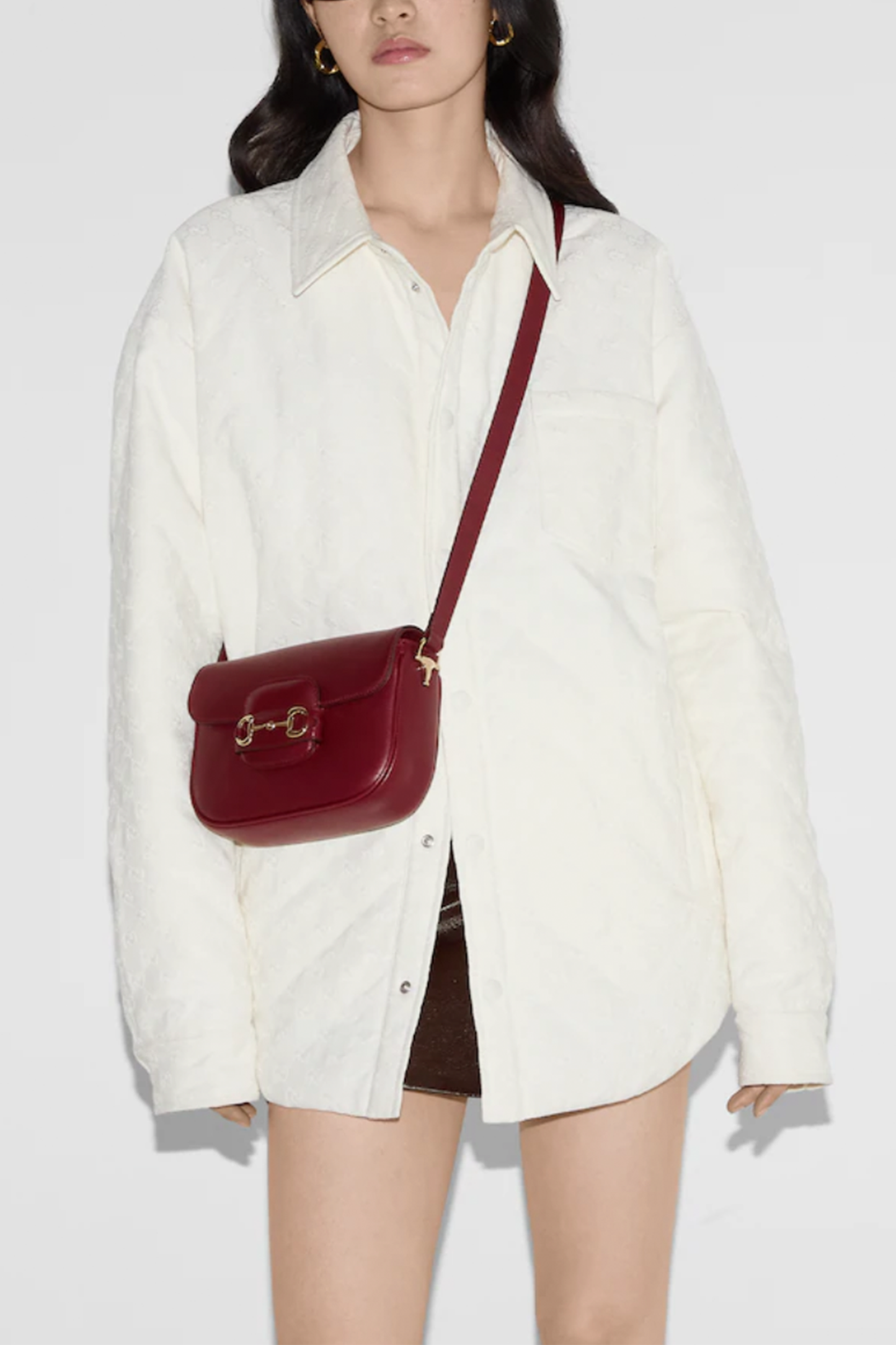 Gucci Horsebit 1955 Soft Small Shoulder Bag