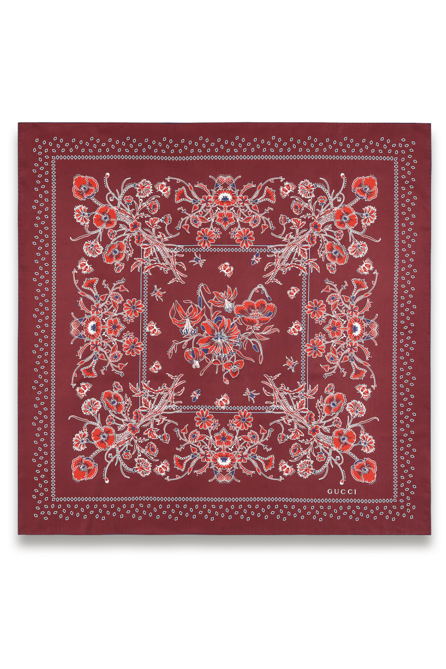 Printed Silk Twill Carré