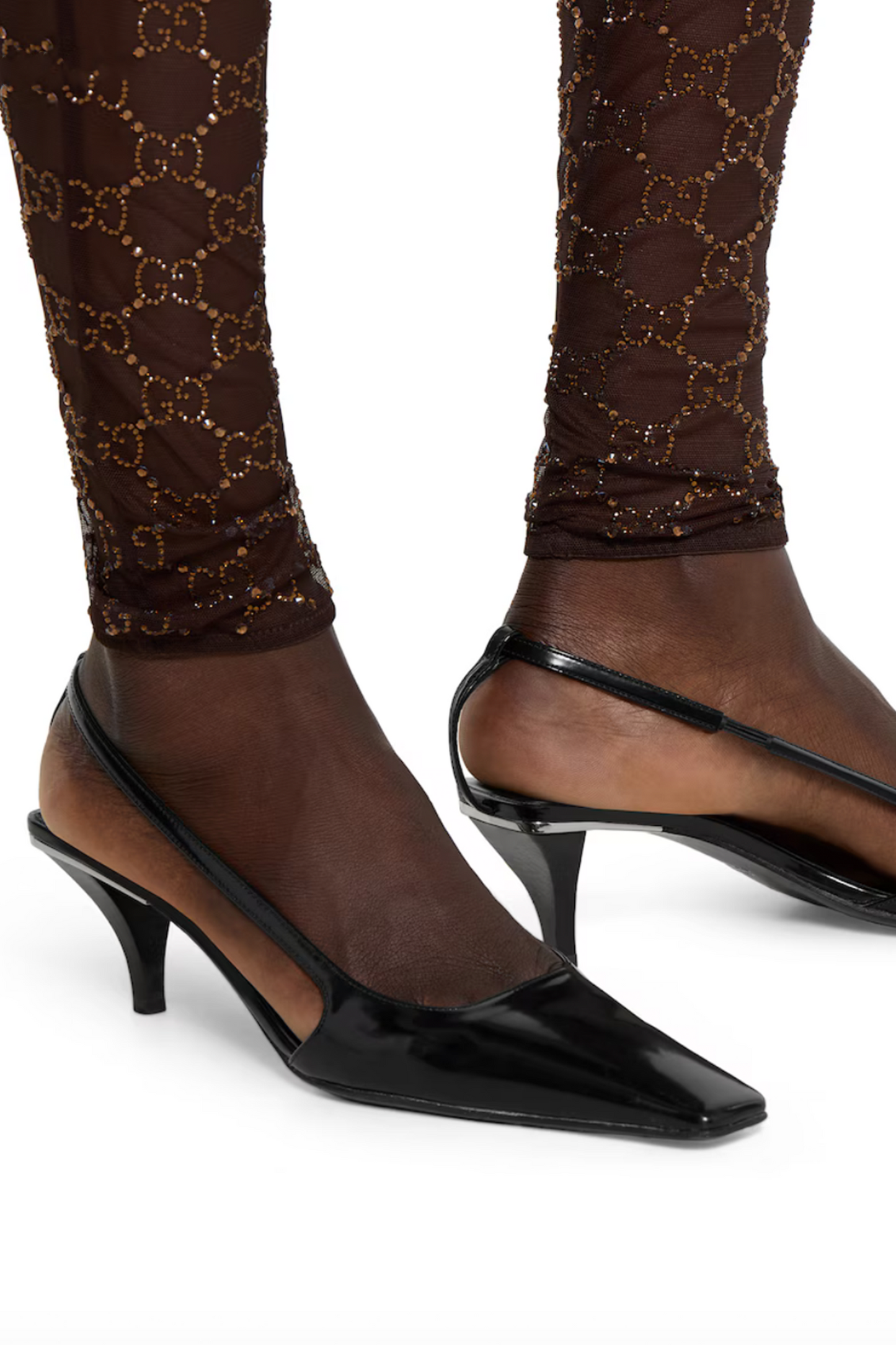 Women's Slingback with Crystal Logo