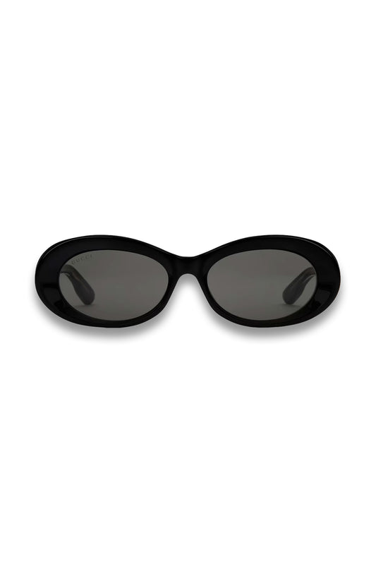 Oval-Frame Sunglasses