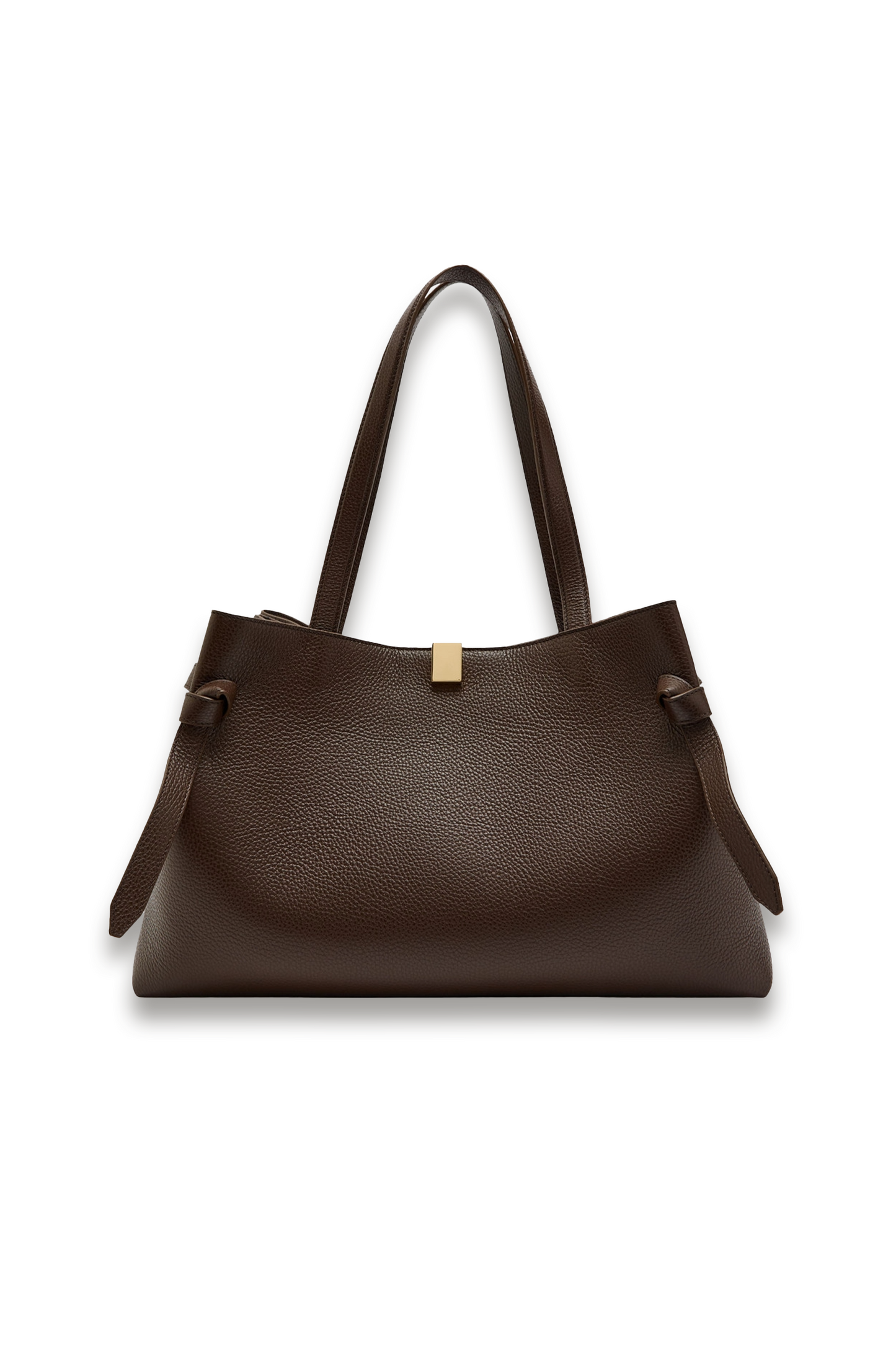 Gyoza Grained-leather Tote Bag