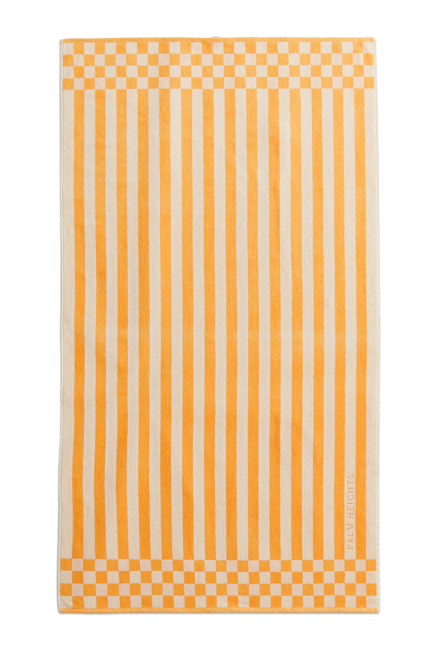 Patterned Cotton Terry Beach Towel