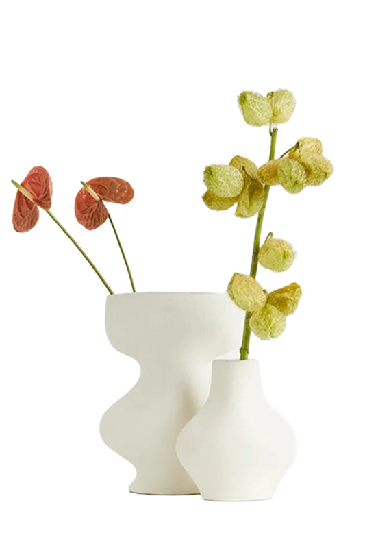 Tall Stoneware Vase