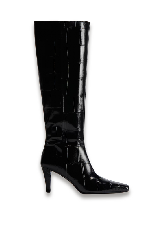Heeled Knee-High Boots