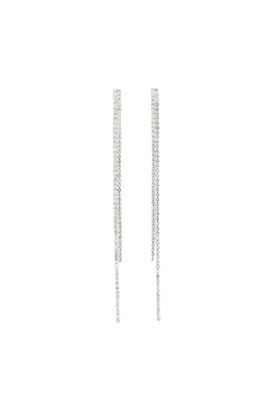 Long Rhinestone Earrings