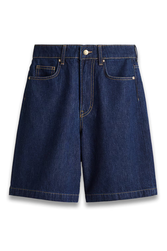 Denim Bermuda Shorts