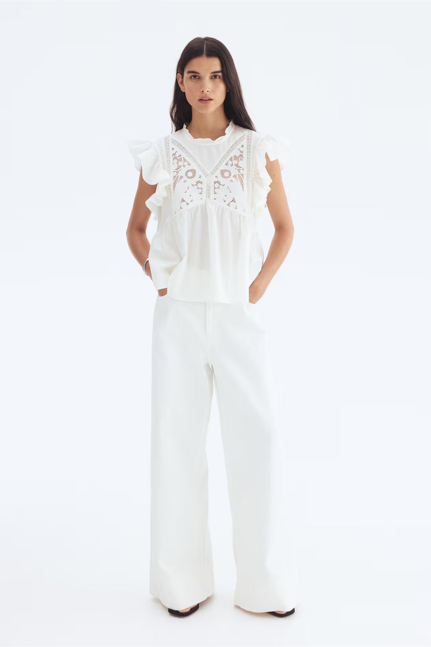 Embroidered Cotton Blouse