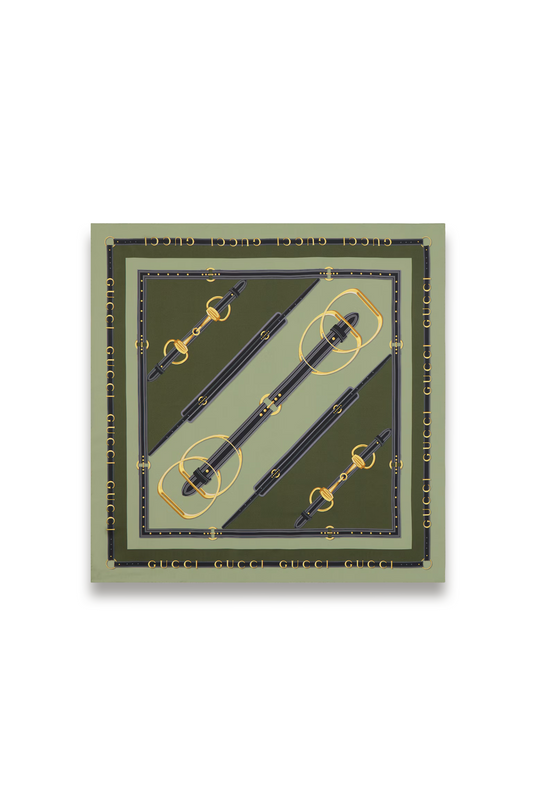 Printed Silk Twill Carré
