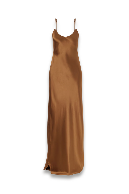 Cami silk-satin gown
