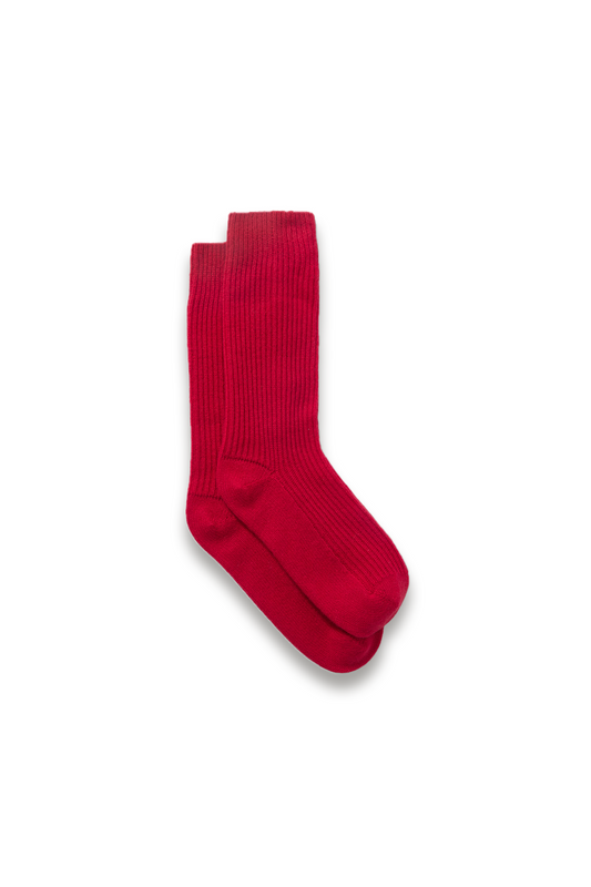 Zera Ribbed Cashmere Socks