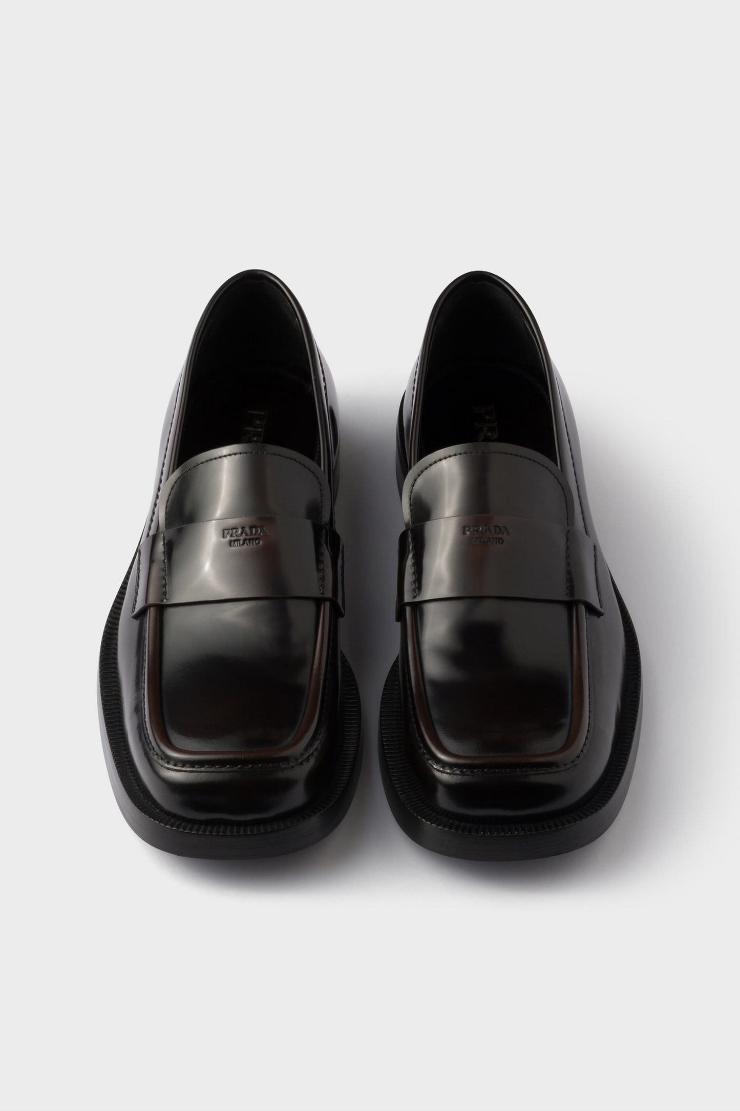 Brushed Leather Loafers
