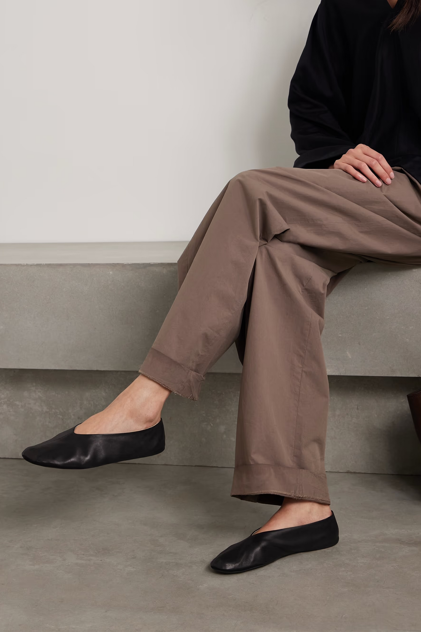 Stella Leather Ballet Flats