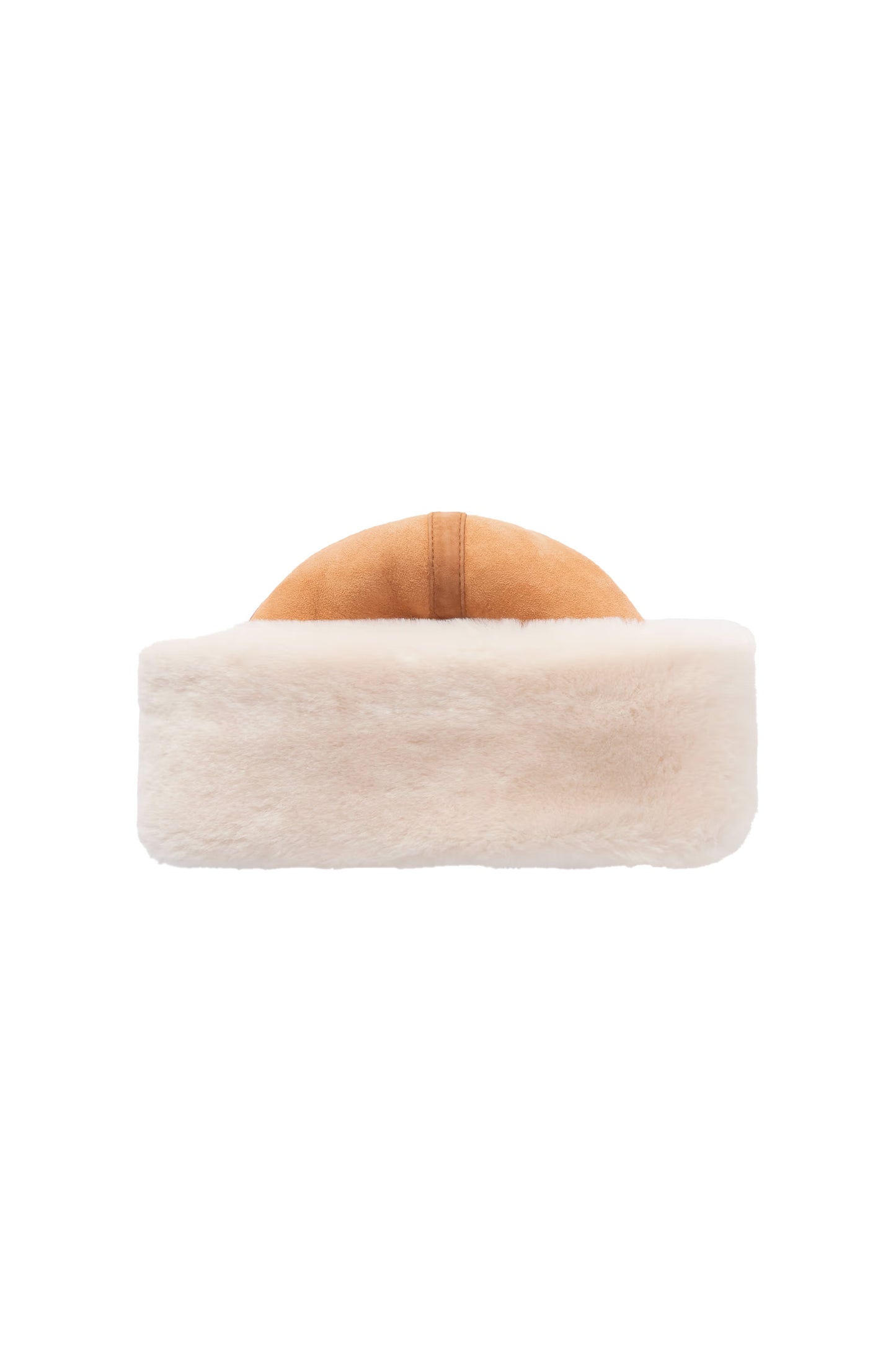 Shearling Hat in Brown