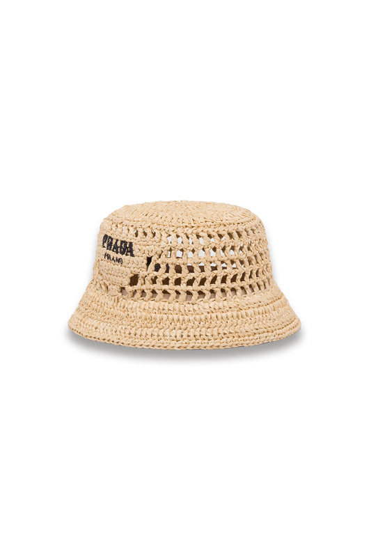 Crochet Bucket Hat in Neutral